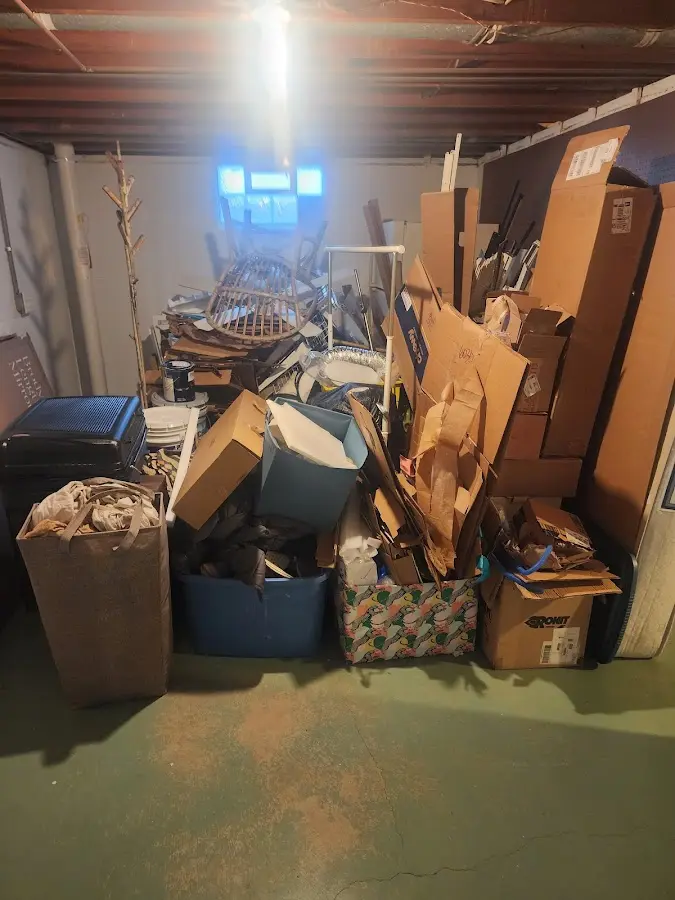 Roll-off dumpster container at job site for Yard Waste Dumpster Rental in Bossier City